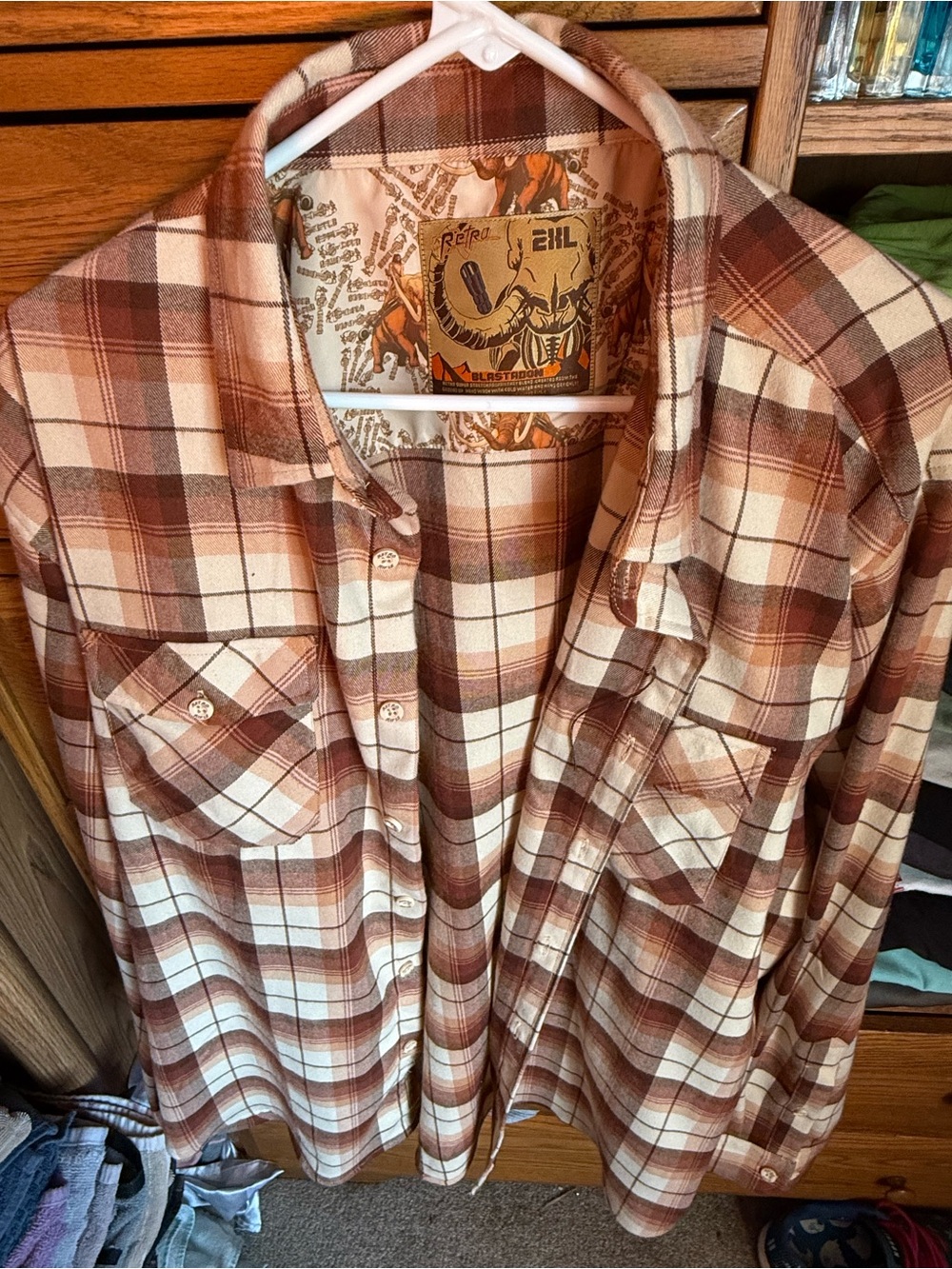 Retro Rifle Flannel - Blastadon XXL